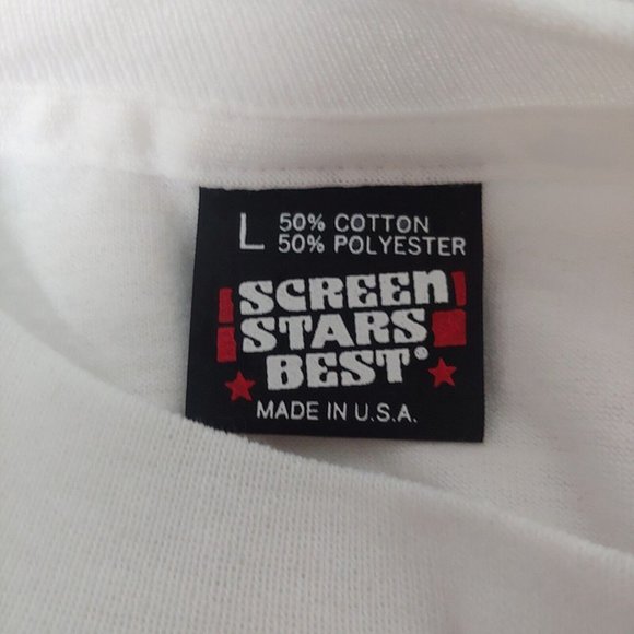 Vintage Lipton Tea The Star Spangled Banner Monument L T Shirt Single Stitch - Picture 4 of 10